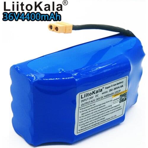 HK Liitokala original 36V 4.4Ah 4400mah high drain 2 wheel electric scooter self balancing lithium battery pack