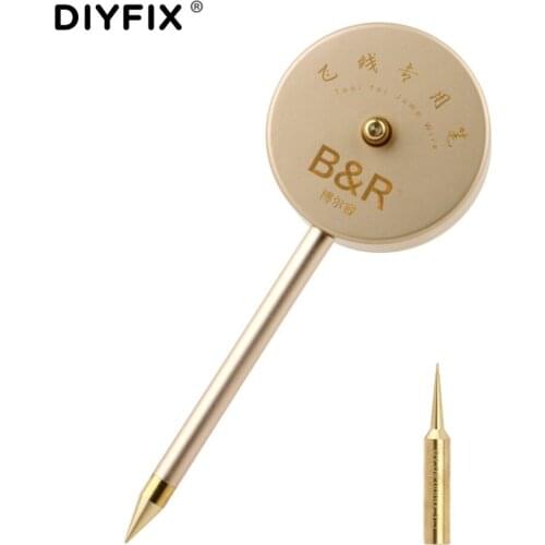 DIYFIX Repair Pen for PCB Link Wire Soldering Wire Jump Line PCB Welding Repair Tools with Soldering Iron Tip Maintenance Tools