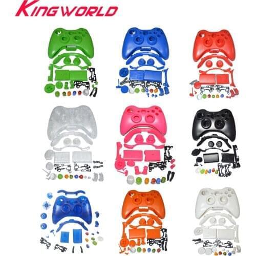 Hard Case Cover Full Set Buttons Analog Stick Bumpers For Xbox360 Wireless Game Controller Gamepad Protective Shell