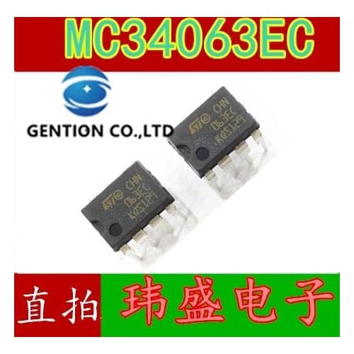 10PCS MC34063EC DIP8 prints 063EC voltage controller in stock 100% new and original