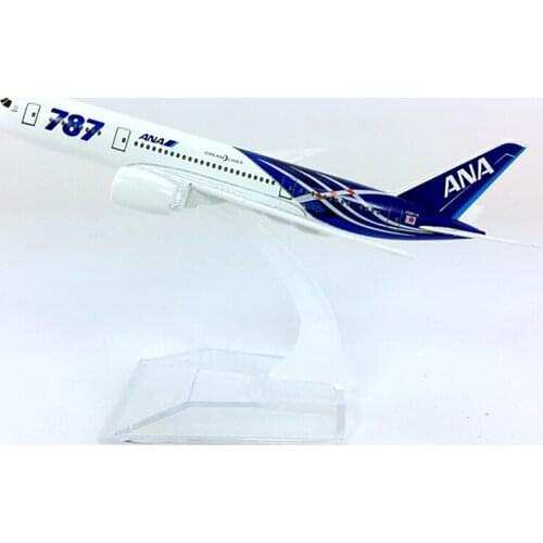 16cm 1:400 Scale Japan ANA Airlines Airplane Model Boeing B787 Diecast Alloy Metal Aircraft Model Kids Gifts Collectible
