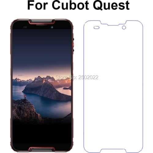 5PCS For Cubot Quest Tempered Glass 9H 2.5D Premium Ultra-thin Phone Front LCD Film For Cubot Quest 5.5 inch Screen Protector