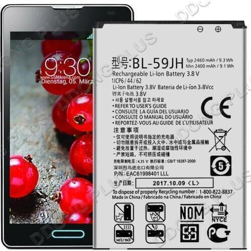 BL-59JH Battery For LG Optimus L7 II P710 L7X P714 Dual P715 P716 Battery EAC61998402 Replacement Repair Part