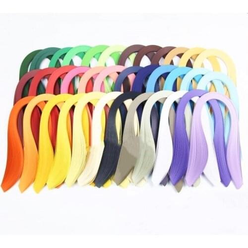 36 color Width 5 mm*Length 54 cm Hight Quality Solid Color DIY Paper Strip Quilling Paper Handmade Paper Crafts for Scrapbooking
