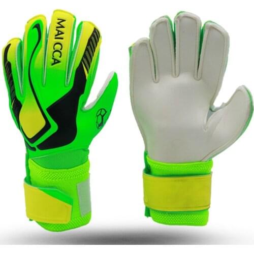 Kids Football Gloves Thicken Latex Goalkeeper Gloves Soccer Goal Keeper Kit Goalie Training Gloves With Fingersaves Protection