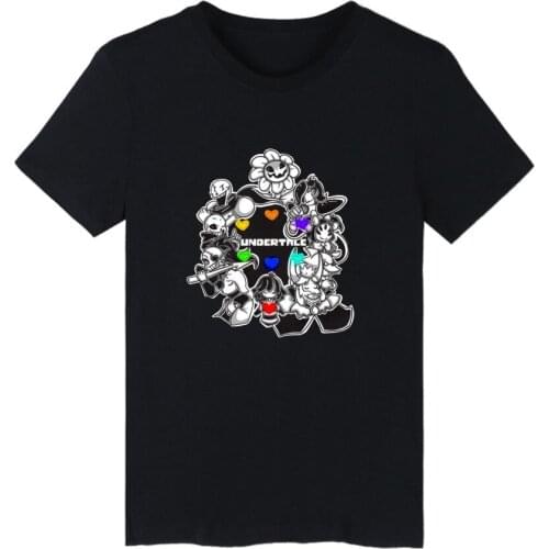 Game Undertale Sans Printed T Shirt Boys Girls Short sleeve T-shirt Casual Streetwear Tshirt Tee Brand Clothes