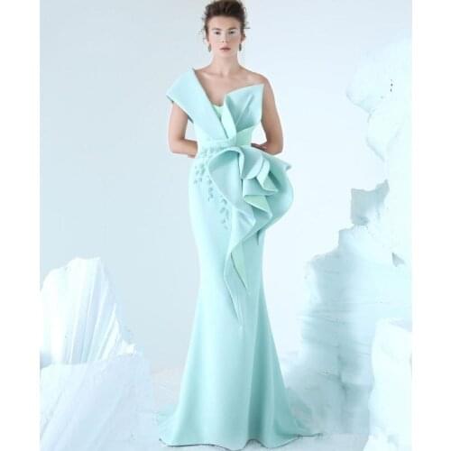 Женские вечерние платья на одно плечо HVVLF China At AliExpress