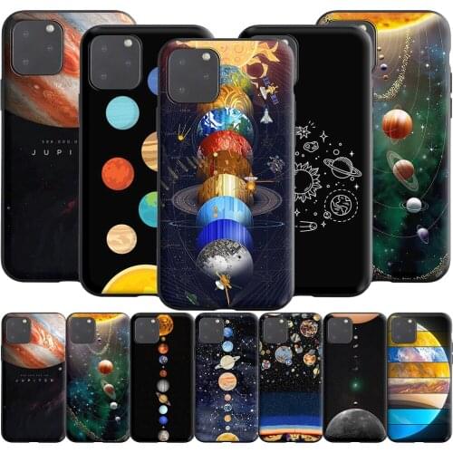 Space Solar System Earth Mars Silicone Case for Realme Narzo 30A GT NEO C3 C25 C21 C20 C17 C15 C12 C11 8 7 7i 6 6i Pro