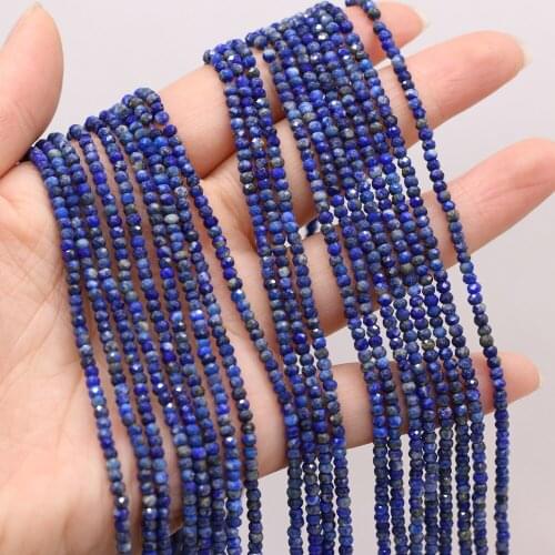 New Style Natural Stone Bead Section Lapis lazuli Small Beads For DIY Jewelry Making Necklace Bracelet Earrings Accessory