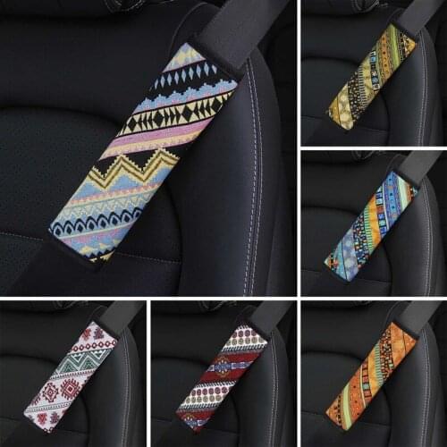 6.5X23cm Car Seat Belt Shoulder Guard Pads Covers For Comfort and Breath Pad Protection Padding Auto Interior Accessories