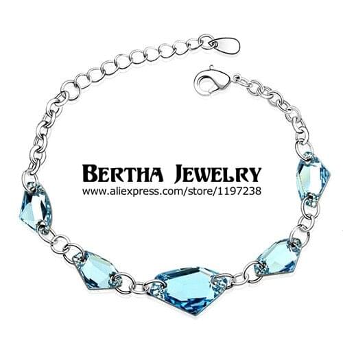 Luxury Bracelets & Bangles Pulseras Pulseira Feminina For Women Crystals from Swarovski Bijoux Charm Jewelry Top Quality