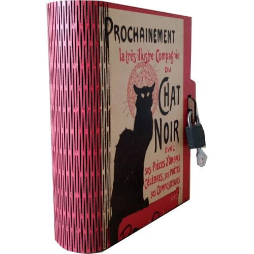 Safe Box Piggy Bank Money Security Hidden Safes Cash Money Storage Jewellery With Steel Lock Chat Noir