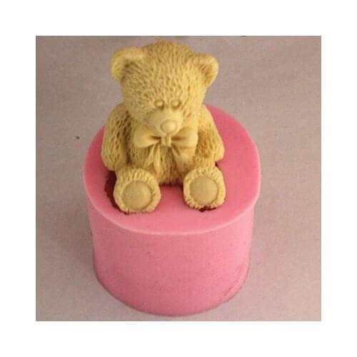Baby Bear apCraft Art Silicone Soap mold Craft Molds DIY Handmade soap molds