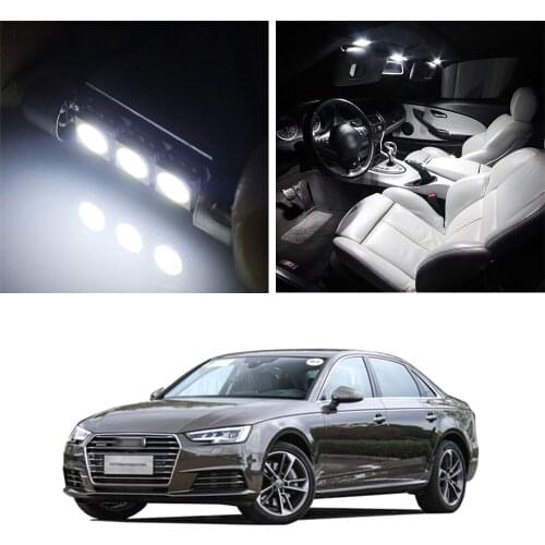 Canbus LED Lamp Interior Map Dome Trunk Plate Light Bulbs For Audi A4/A5 2012-2017
