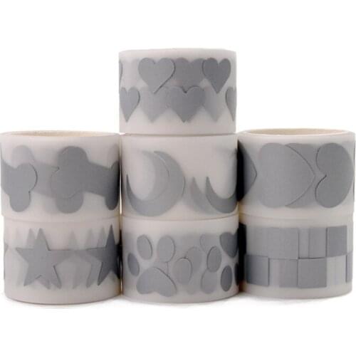 New 3X100CM Reflective Stickers For Clothing Hot Stamping Foil Heat Transfer Vinyl Film Reflective Tape DIY Iron On Fabric