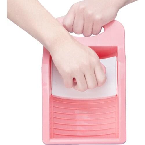 Personal Underwear Washboard All-in-one Washtub Antislip Laundry Accessories Washing Board Plastic Clothes Cleaning Tool