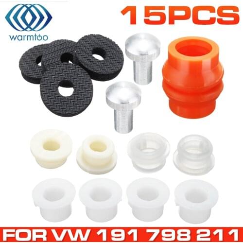 15Pcs Gear Shift Repair Bush Bushing Car Repair Tool Set Replacement Rebuild Kit For VW 191 798 211 Dropshipping New Arrival