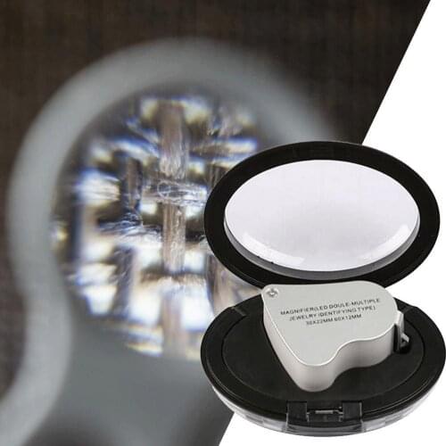WH 60X30X Jewelry Eye Loupe Magnifier Professional Light LED Jewelers V1A1