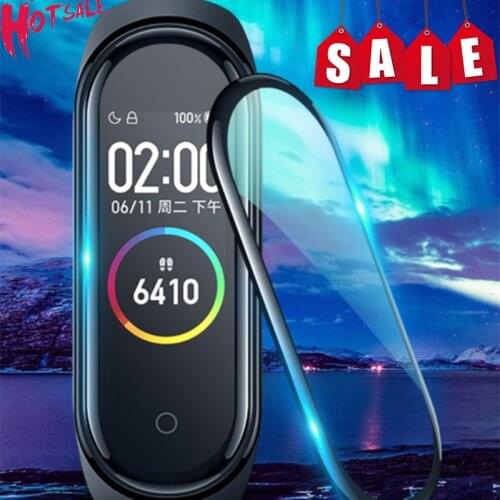 3D Protective Glass For Xiaomi Mi Band 5 Glass Film For Mi Band5 Smart Watchband 5 Soft Screen Protector Film For Mi Band 5