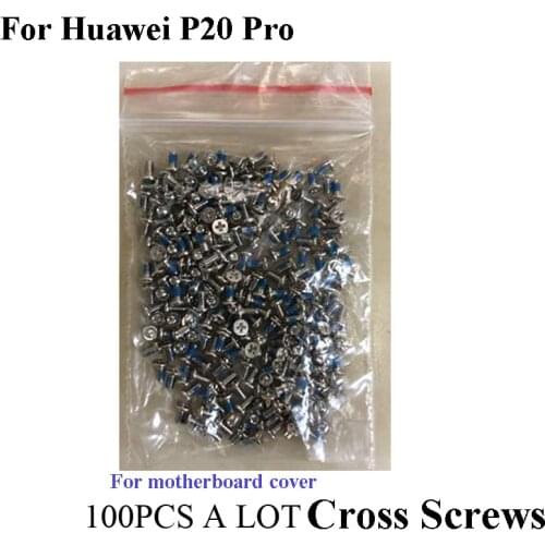 100PCS For Huawei p20 pro p 20 pro Mainboard Motherboard Crisscross Screws Housing Cross Screw nail tack p20 pro Mobile Phones