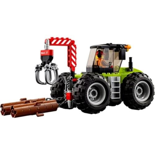 180pcs 10870 City Series Forest Tractor 60181 Childrens Building Block Toy Gifts