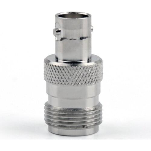 Areyourshop Adapter N Female Jack To BNC Female RF Connector Straight F/F PTFE Brass Nickel Plating Gold Plating High Quality