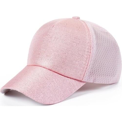 Spring Summer Baby Baseball Cap Solid Color Adjustable Breathable Mesh Baby Girls Sun Hat Snapback Cap For Toddler Kids Children
