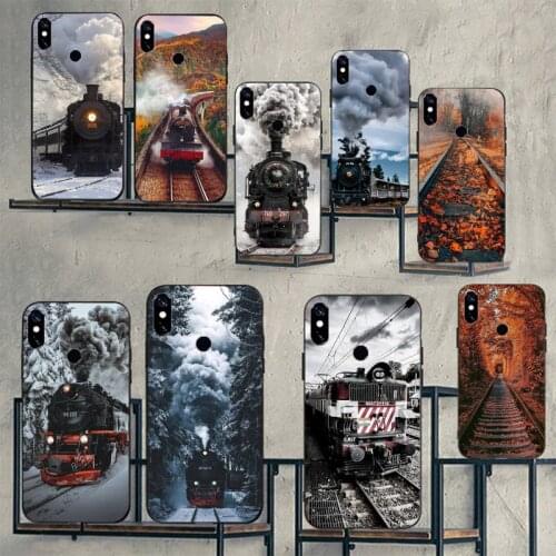 Train Railway Track Phone Case For Xiaomi Redmi note 7 8 9 t max3 s 10 pro lite Luxury brand shell funda coque