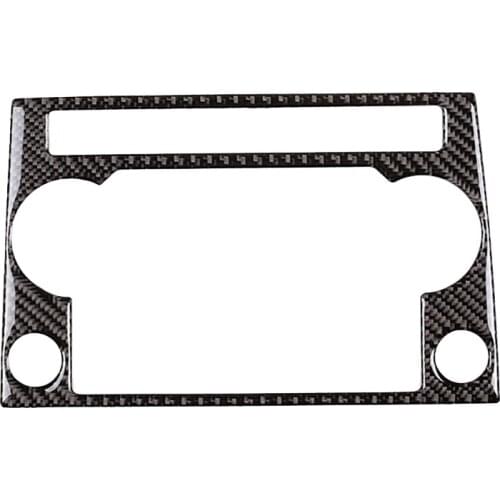 Car Soft Carbon Fiber Button Decoration Box Frame Cover Trim for Land Rover Discovery Sport 2015-2019