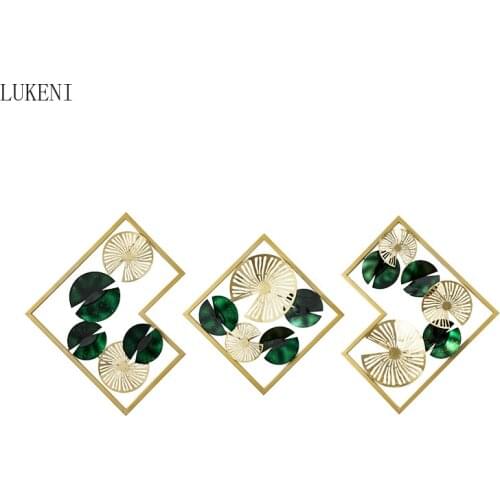 European Style Light Luxury Creative Background Wall Decoration Metal Wall Decoration Living Room Wrought Iron Wall Decoration