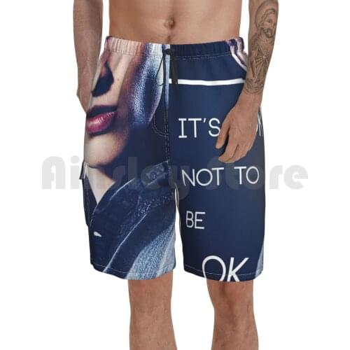Its Ok , Beach Shorts Men Beach Pants Swim Trunks Teen Wolf Lahey Werewolf