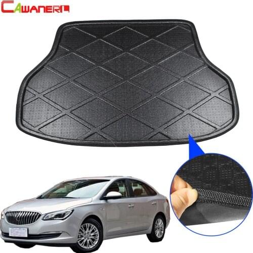 Cawanerl Car Tail Trunk Mat Floor Boot Tray Liner Cargo Kick Carpet Luggage Protection Pad For Buick Excelle Sedan 2004-2017