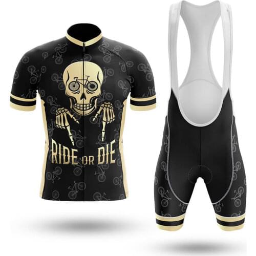 Ride Or Die Summer Cycling Clothing Mountain Cycling Jersey Set Ropa Ciclista Hombre Maillot Ciclismo Road Bike Jerseys set