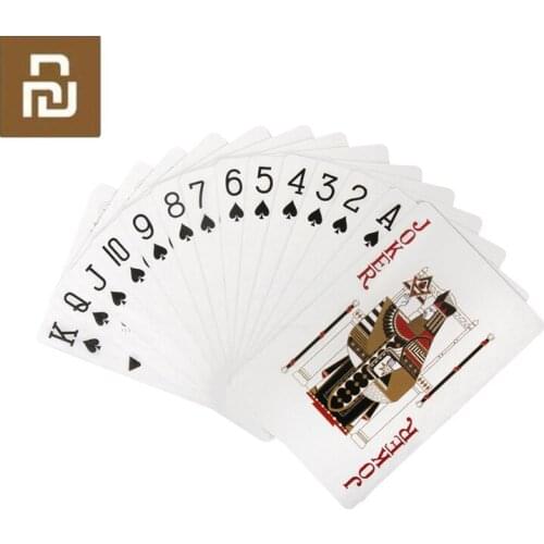 HOT Sale Xiaomi Mijia Playing Cards Poker Game Poker Set Paper Magic Card Waterproof Cards Magic Board Games 57*87mm Smart Card