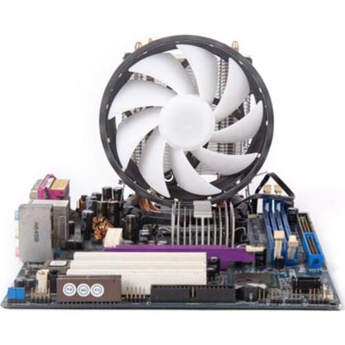 Copper Heatpipe CPU Cooler for Aurora Light Cooling Fan LGA Heatsink Radiator K3KB