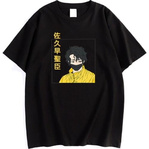 Haikyuu Kiyoomi Sakusa Sks Printed Mens T Shirts Simplicity Oversized T-Shirt Cool O-Neck Tshirt Creativity Oversize Man Top