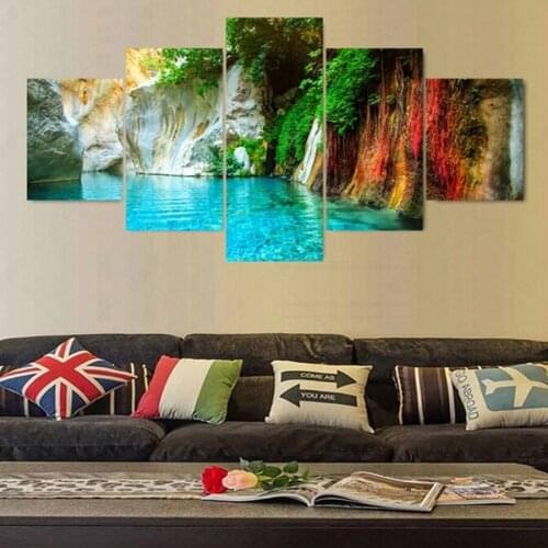 Landscape 5d diamond embroidery kits crossstitch home decor gift diamond painting mosaic diy pictures needlework 5 sets picture