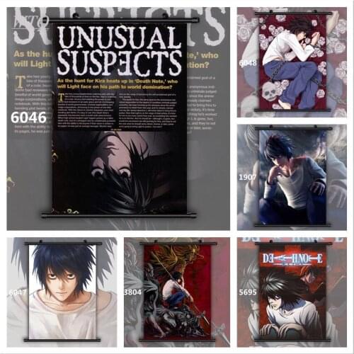 Death Note L Lawliet Anime Manga Wall Poster Anime Posters Canvas Painting Wall Decor Wall Art Picture Room Decor Home Decor