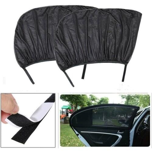 New Car Sunshade Sunscreen Mosquito Sunshade Curtain Kids Baby Uv Protected Side Window Sunshade Mesh Gauze Bag Car Accessories