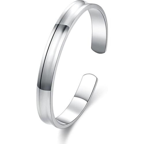 New Style 925 Sterling Silver 7mm Adjustable Round Sterling Silver Bracelet Cute Style Bracelet Bracelet Female Fashion Party En