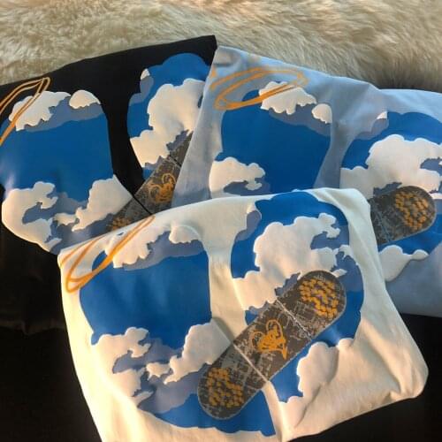 Couple Clothes Oversized Woman Tshirts Y2k Loose O-neck Fashion Brand Hipster Harajuku Tees Summer Style Ladies Tops New