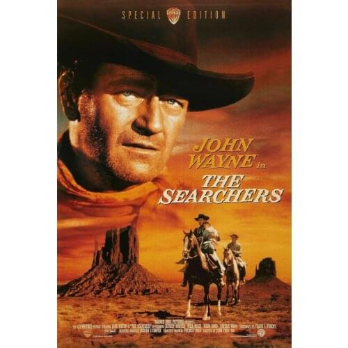THE SEARCHERS Movie John Wayne Western Art Film Print Silk Poster Home Wall Decor 24x36inch