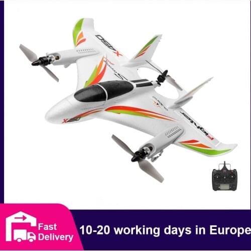 WLtoys XK X450 RC Airplane 6-Axis Gyro Brushless Motor Electric RC Plane Glider Throwing Wingspan EPP Foam Planes Fixed Wing RTF