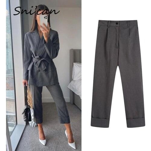 Женские брюки с высокой талией Snican China At AliExpress