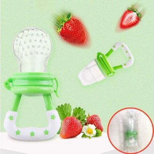 Baby Pacifier Infant Nipple Soother Toddler Kids Nipple Pacifier Feeder Fruit Food Newborn Girl Boy Feeding Teether