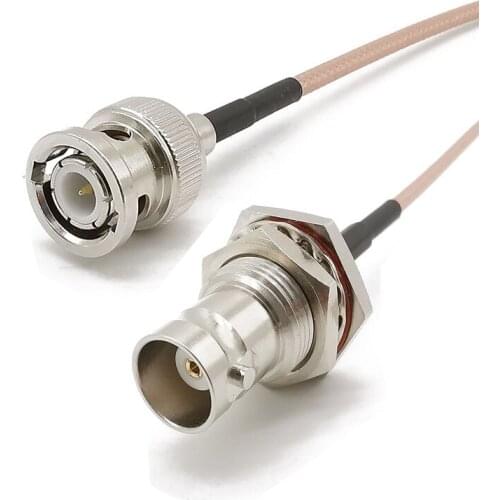 100 pcs BNC male to BNC female 40CM with RG316 cable