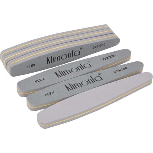 25Pcs Double Side Diamond Sponge Nail File 220/280 Grit Green UV Gel Polishing Nail Art Manicure Tool Accessories Files Salon