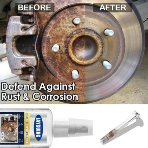 60ML Car Rust Remover Spray Multi-Purpose Rust Inhibitor Surface Chrome Paint Car Maintenance Anti-dust Cleaner Auto Accessories