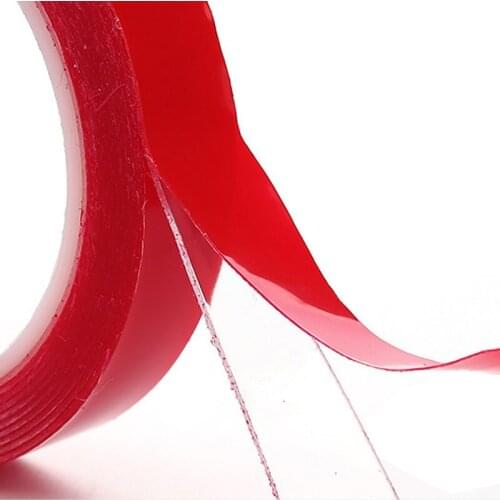 Car-styling 1CM Width 3M Length Double Foam Faced Adhesive Tape Auto Glue Sticker Multi-functional Car Accessories