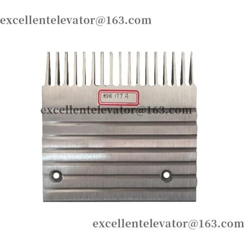 GAA453A6 Escalator Aluminum Comb L142mm W140mm 17Teeth Use for Otis 1 Pack=5 Pieces